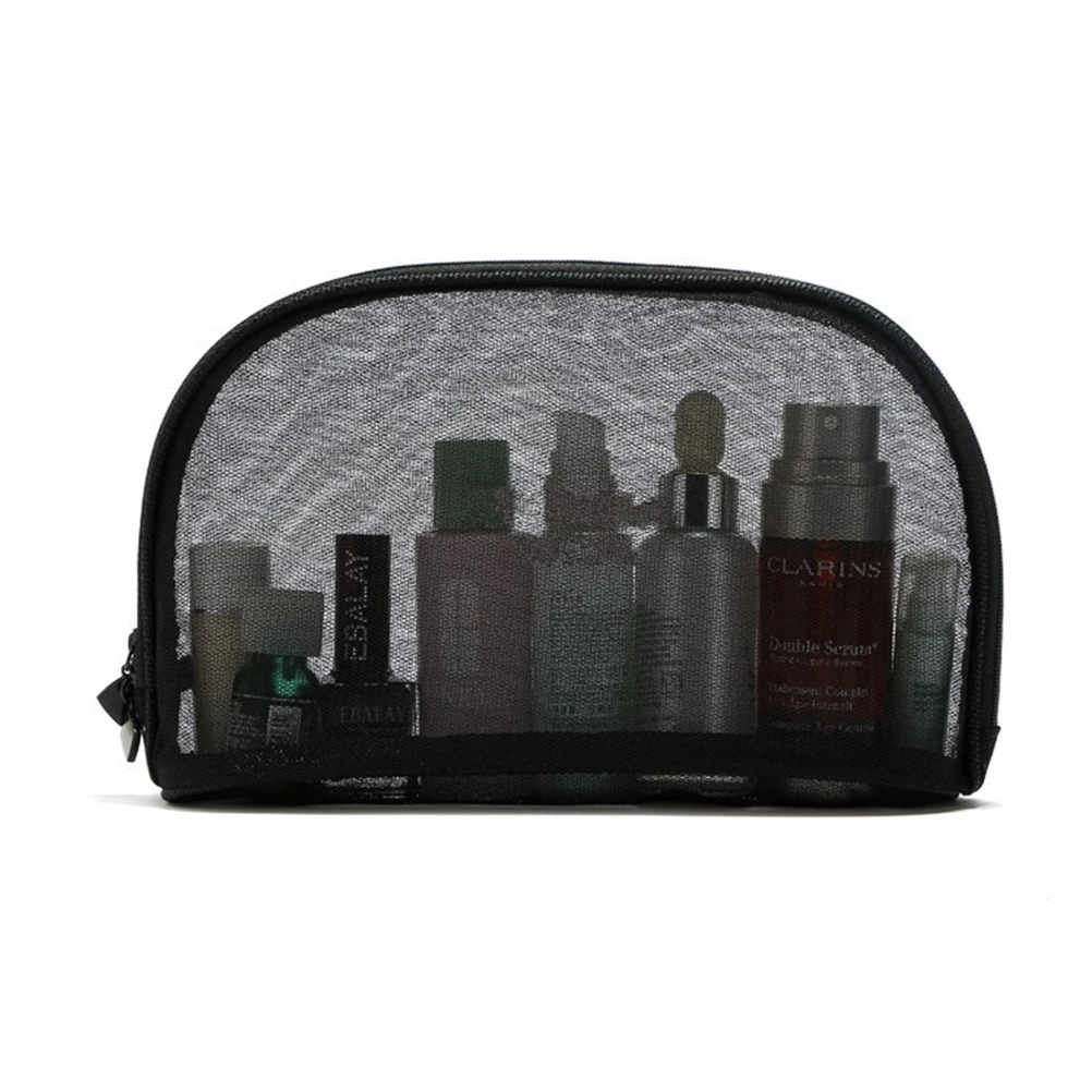 

3 Pcs Bags Set with Large Capacity Lightweight Portable Travel Mesh Design Zipper Toiletry Storage Solutions