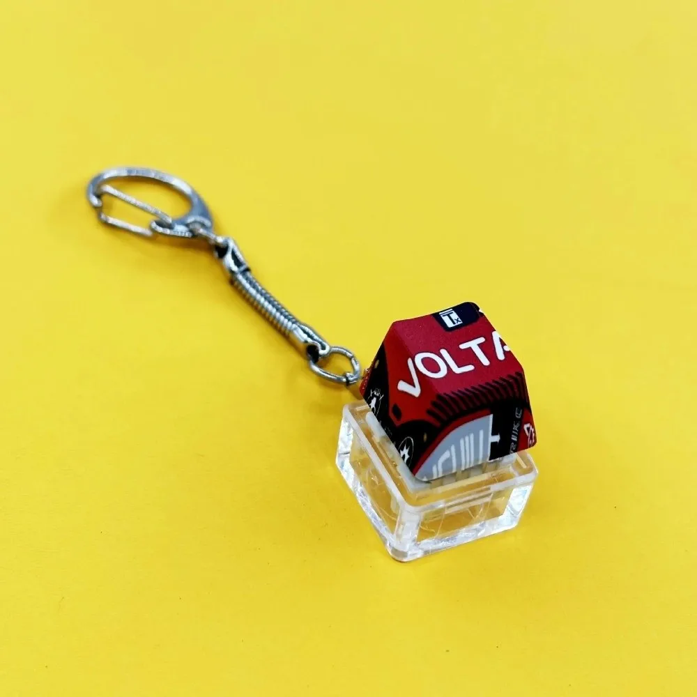 2 pièces nouvelle éclairage Fidget porte-clés bricolage jouet soulagement du Stress clavier Anti-anxiété en plastique presser Keycap jouet pour