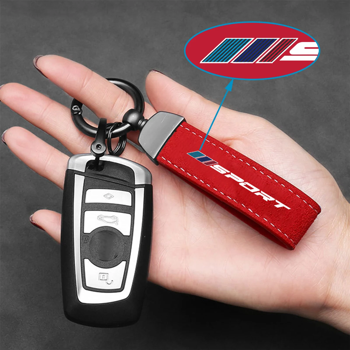1pc Reine Farbe Auto Schlüssel Kette Mode Faux Pelz Schlüsselbund Schnalle Für BMW 1 3 5 Serie G30 G20 F30 f10 E90 E60 X1 X3 X5 E70 F15 F48