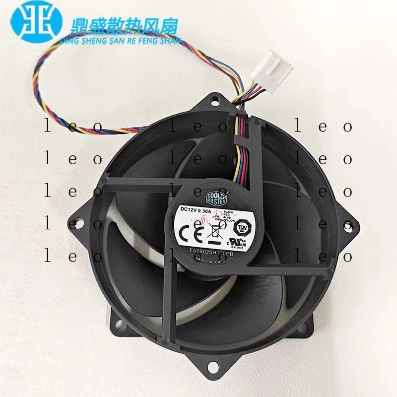 BB  for  COOLER MASTER FA09025H12LPB 12V 0.36A 9.2CM 4-Pin CPU Cooling Fan