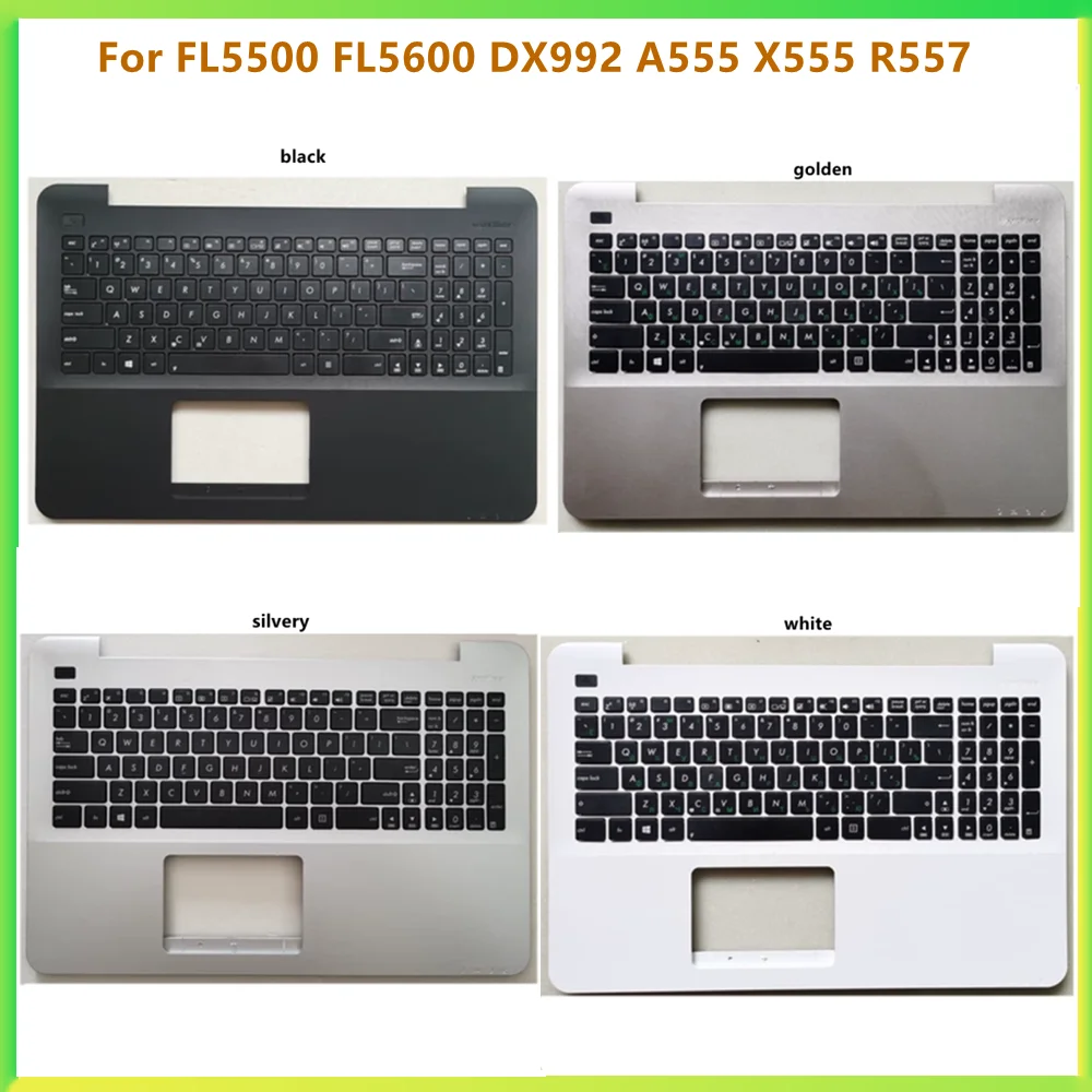 

Pop New Laptop Palmrest Upper Bottom Top Case Cover With Keyboard For ASUS FL5500 FL5800L FL5600 DX992 A555 X555 R557 VM510L VM5