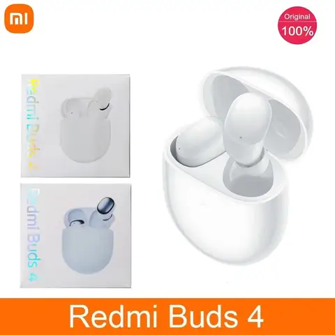 Xiaomi Redmi Buds 4 TWS Active Noise Cancelling Earphone Bluetooth 2 Mic Wireless Gaming Headphone Waterproof Sport Headset
