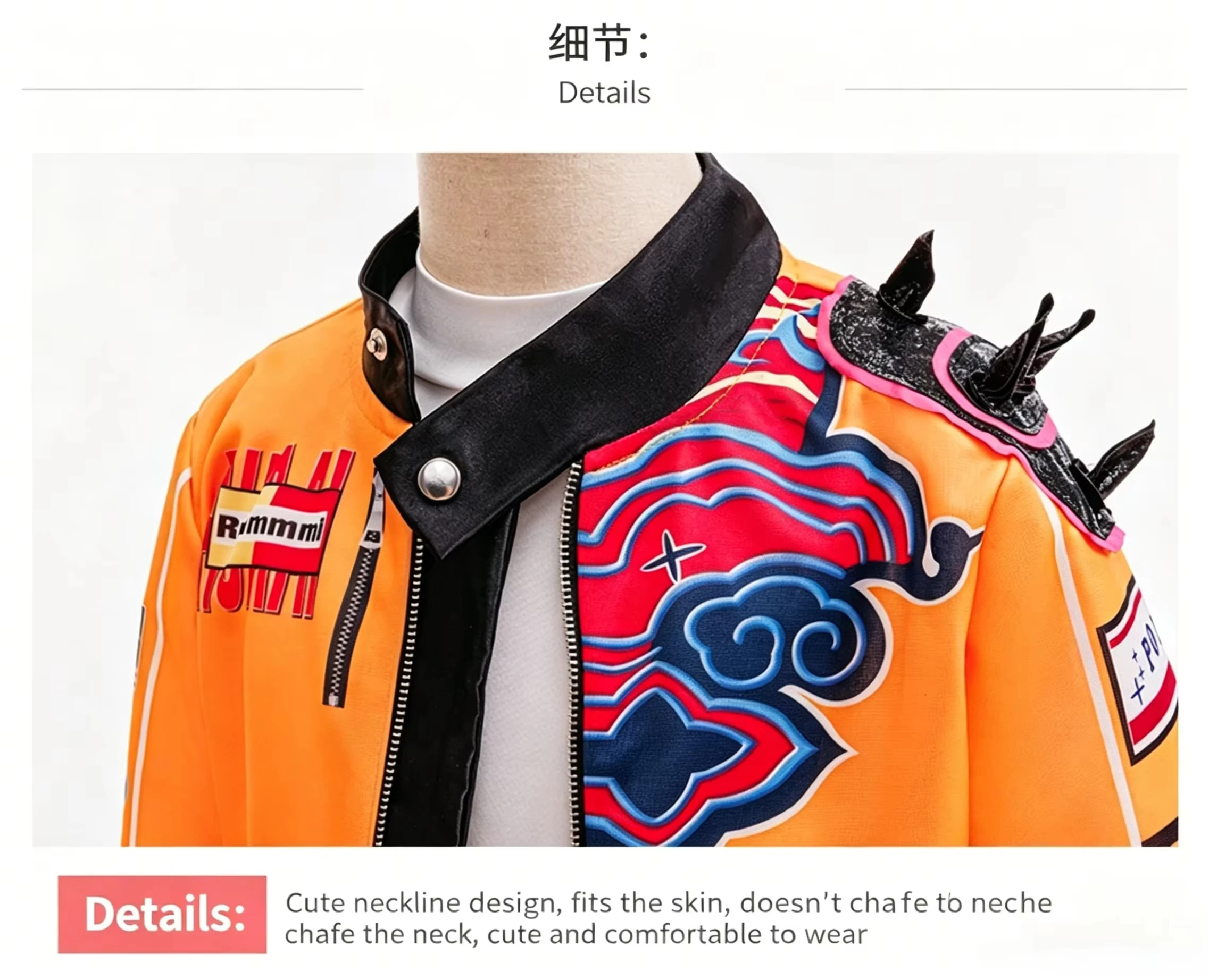 Mädchen Idol Bühnenkostüm Kinder Hip-Hop Jazz-Tanz-Outfit Crop-Top Jacke Rock Shorts Konzert-Auftritt Cosplay-Anzüge – Detail 17