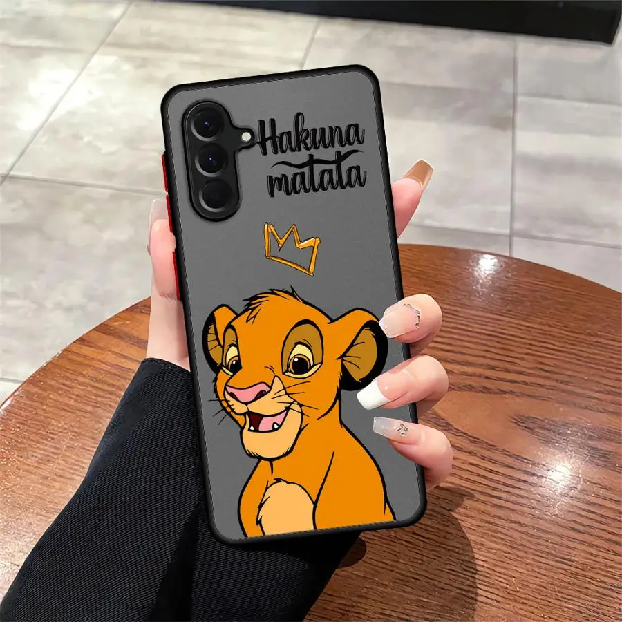 Lion King Soft Cover Case for Samsung Galaxy A22 A72 A56 A31 A21 A23 A52 A71 A25 A26 A32 A73 A36 #5