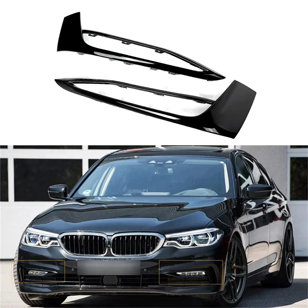 1 Paar Auto-Nebelscheinwerfer-Abdeckungen für BMW 5er G30 G31 G38 Sport 2017-2020 Außenteile
