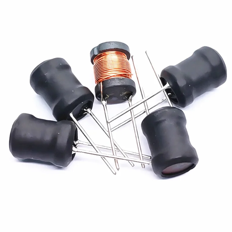 10PCS 0810 I-shaped Inductor 8X10MM Direct Insertion Winding I-shaped Power Inductor 2.2UH 4.7UH 10UH 68UH 150UH 1MH 2.2MH 22MH