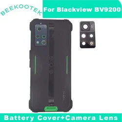 New Original Blackview BV9200 Battery Cover With Receiver Fingerprint Mic With Rear Camera Lens For Blackview BV9200 Smart Phone