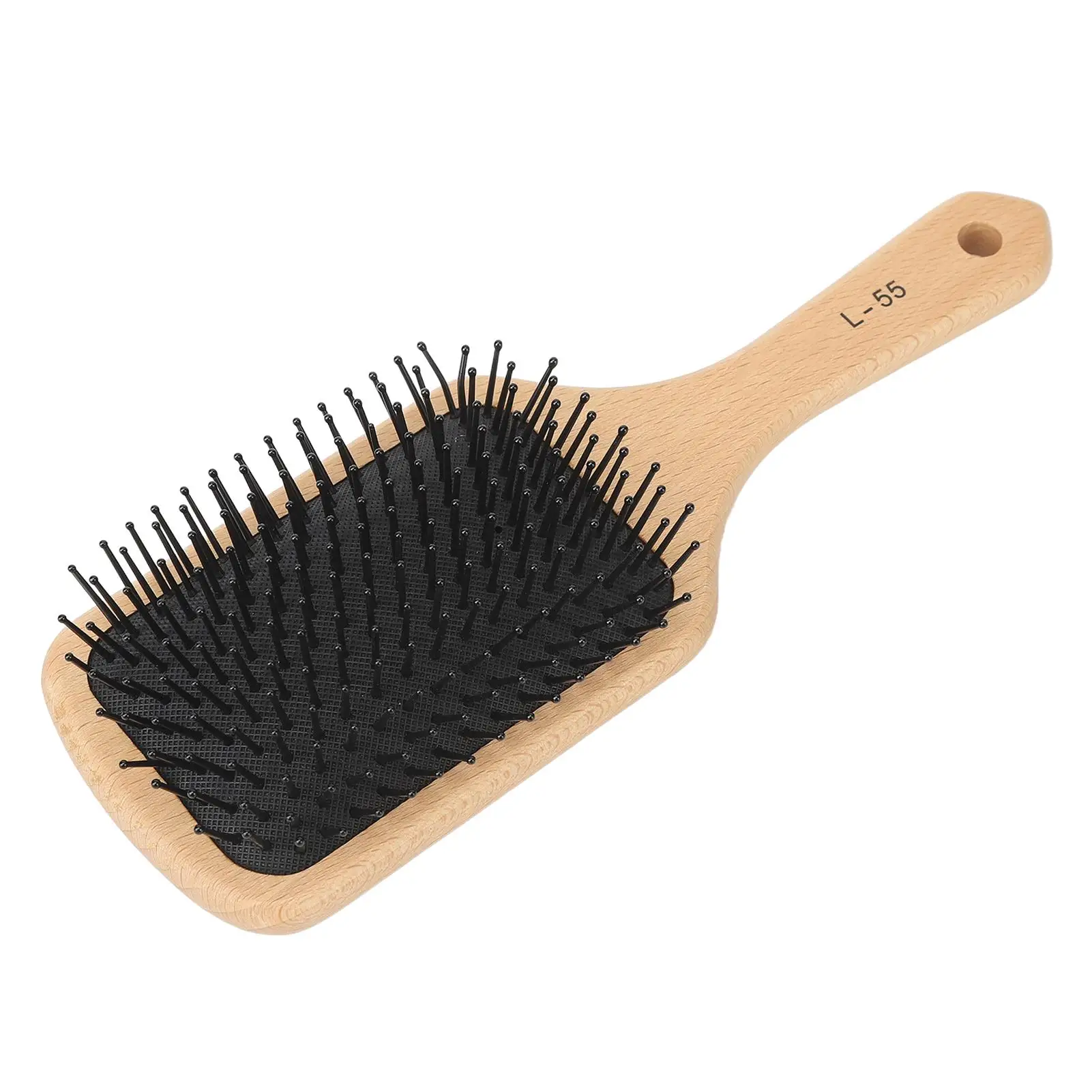 Portable Ergonomic Hair Styling Brush: Prevents Deformation, Detangles & Cleans with Ease. Ideal for men & for salon Use.