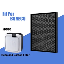 A681 hepa carvão filtro para boneco h680 híbrido umidificador & hepa purificador de ar