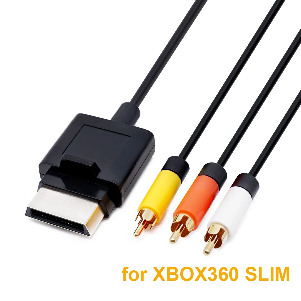 S-Video كابل AV ل PS3/ PS2/بلاي ستيشن/زحل/N64/تيار مستمر ، AV الصوت والفيديو كابل مركب 3RCA ل Xbox360/زحل/وي/N64 لوحات المفاتيح