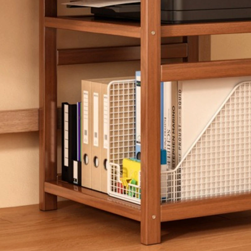 Office Balcony Storage Locker Living Room Multi-functional Shelf Display Storage Locker Corner BAMBOO Furniture Полк MHSNJ