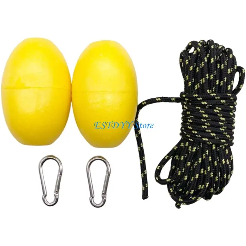 

G6DE 30ft. Marine Rope Tow Line Anchors Marker Buoy Easy to Use Buoy Ball Float Leash