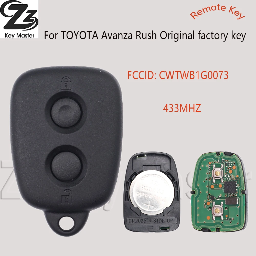 

Zz 433 МГц CWTWB1G0073 для TOYOTA Avanza Rush оригинальный заводской ключ