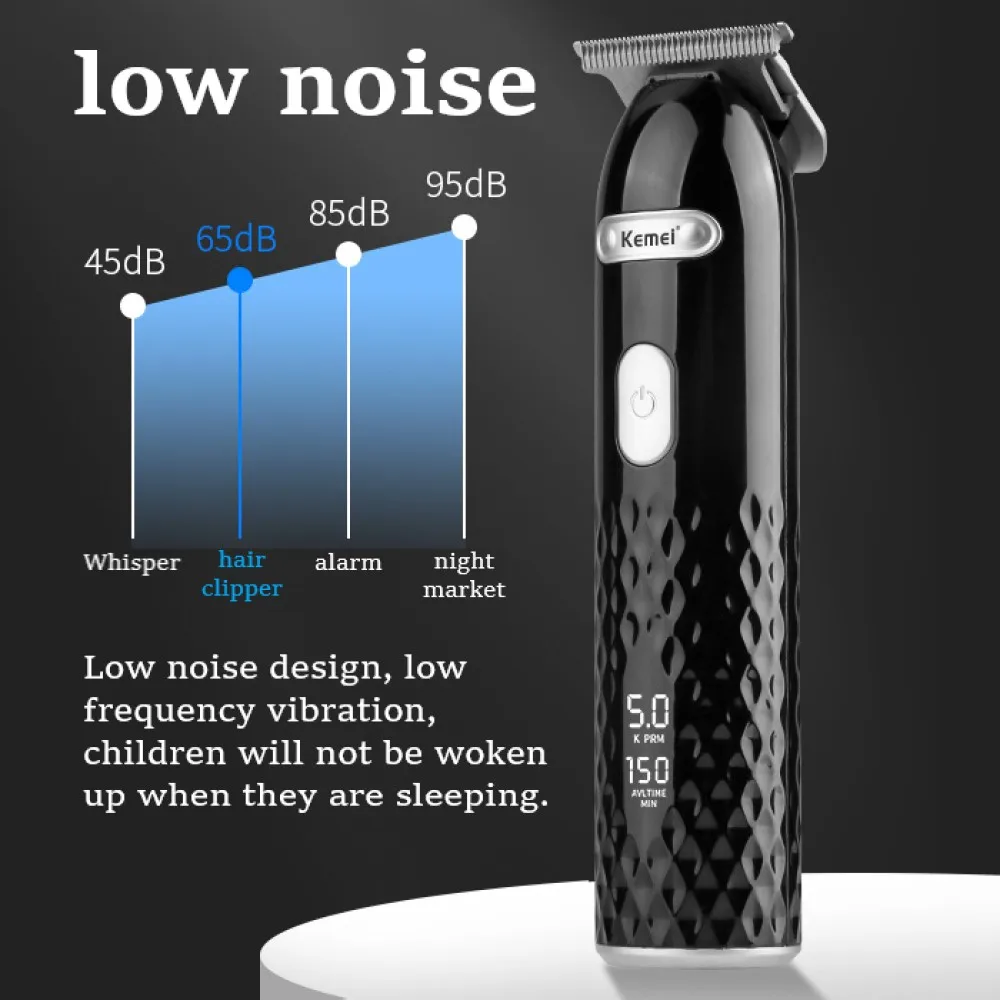 Kemei 5038 professional 3 speed hair trimmer for men blade can be zero electric beard trimmer powerful edge hair cutting machine