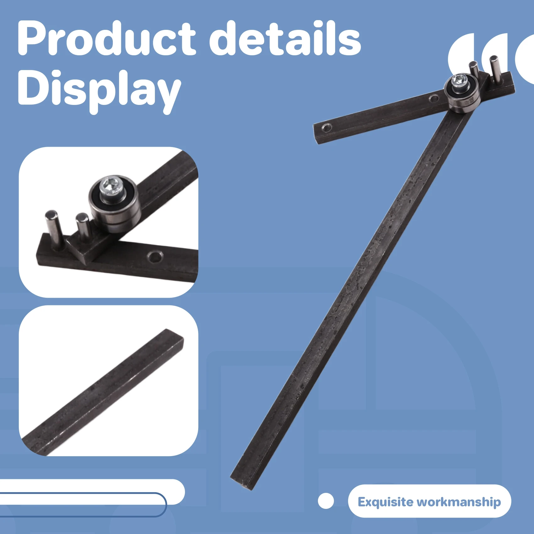 

ABKU-DIY Bracket Manual Pipe Bending Tool For Woven Baskets, Anchor Hooks, Iron, Steel, Copper Rod Camping Lights With Bearings