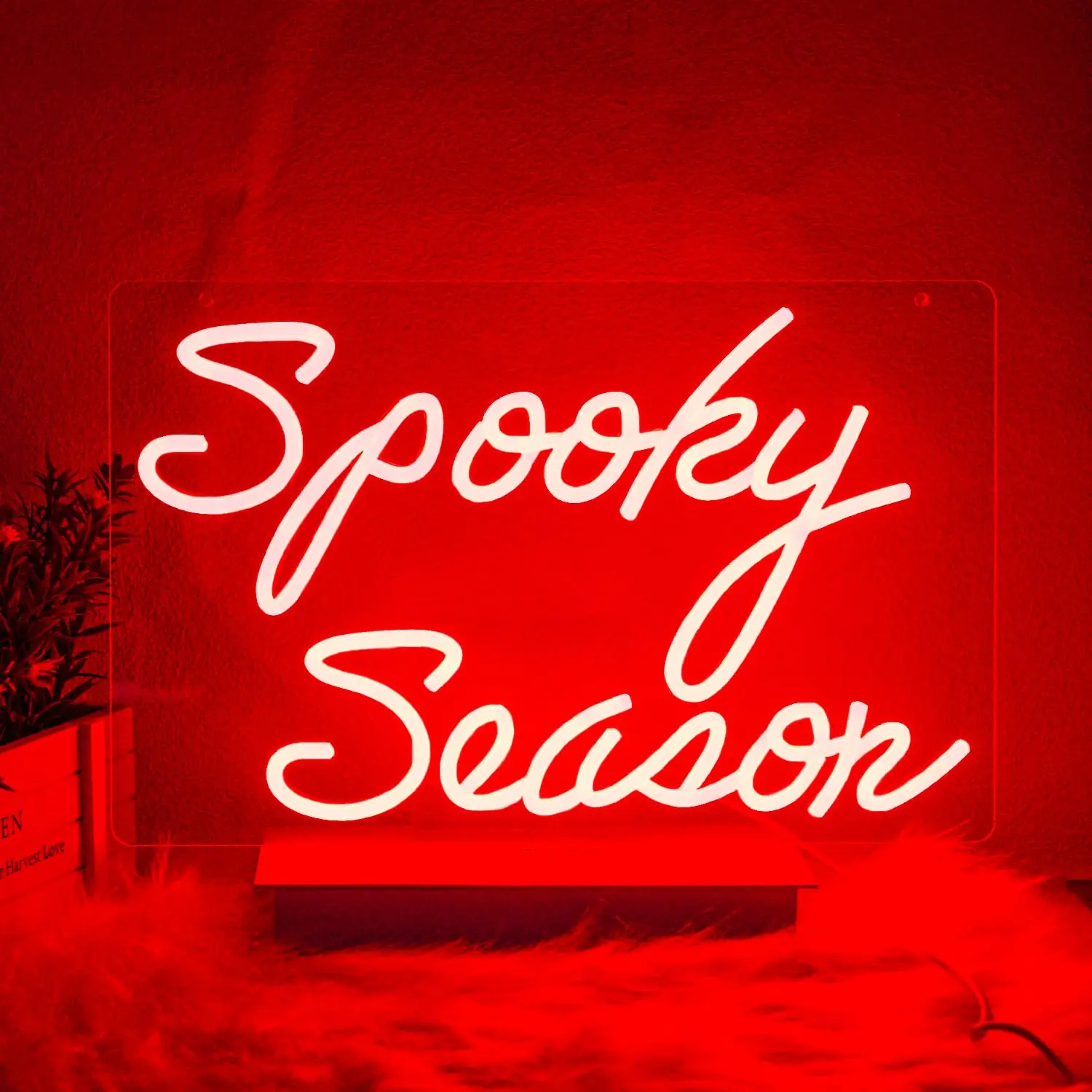 不気味な季節-led-ネオンサイン-壁装飾用-ハロウィン-レッドレター-ホラーライト-寝室-ハロウィンショップ装飾-usb調光スイッチ