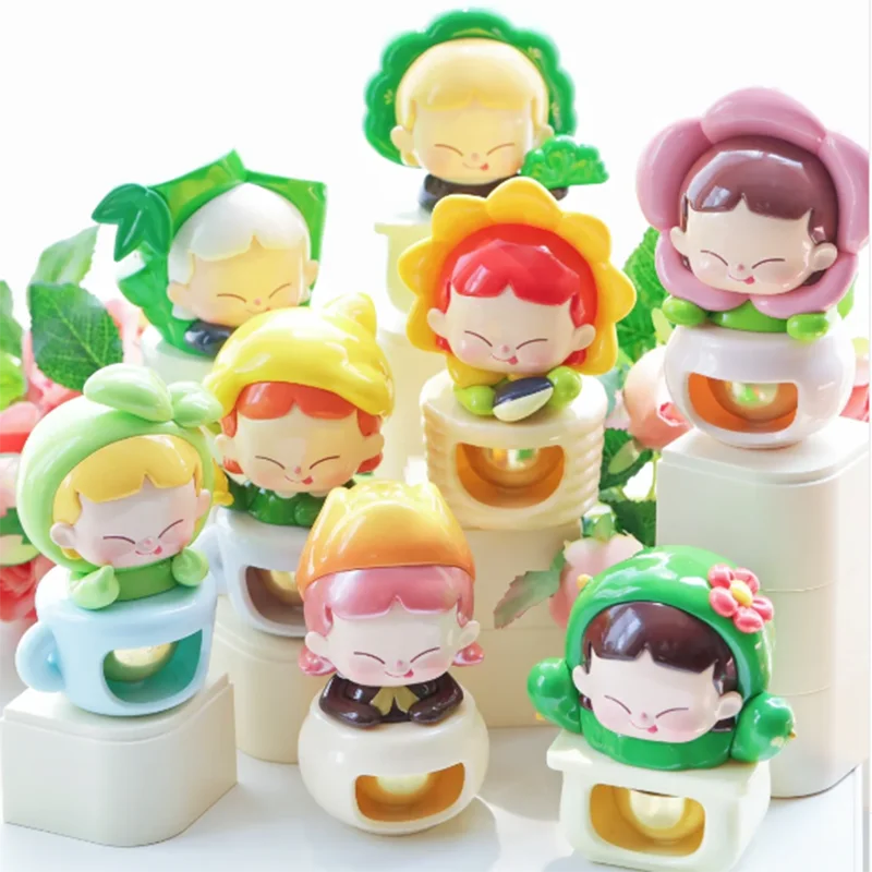 MIKA Kawaii Planting Diary Series Doorbell Blind Box Toys Kawaii Anime Figure Model Surprise Bag Cute Girls Birthday Gift Collec