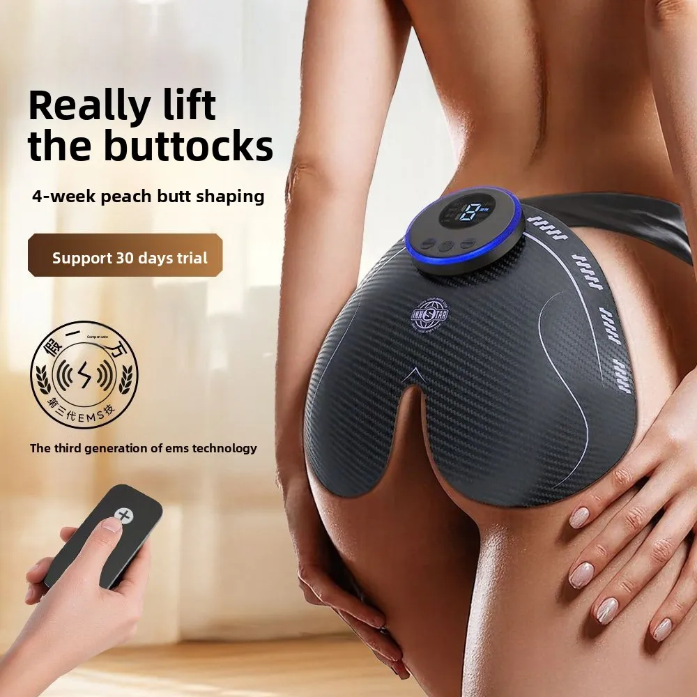 Original Intelligent Buttocks Lifting Artifact,Mini Fitness Training Remote Control Electric Peach Buttocks Shaping Equipment