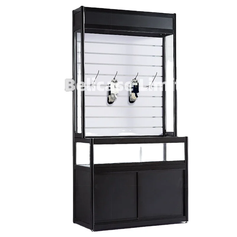 Custom, customized Camber rack for lipstick pen glass display showcase shelf cabinet