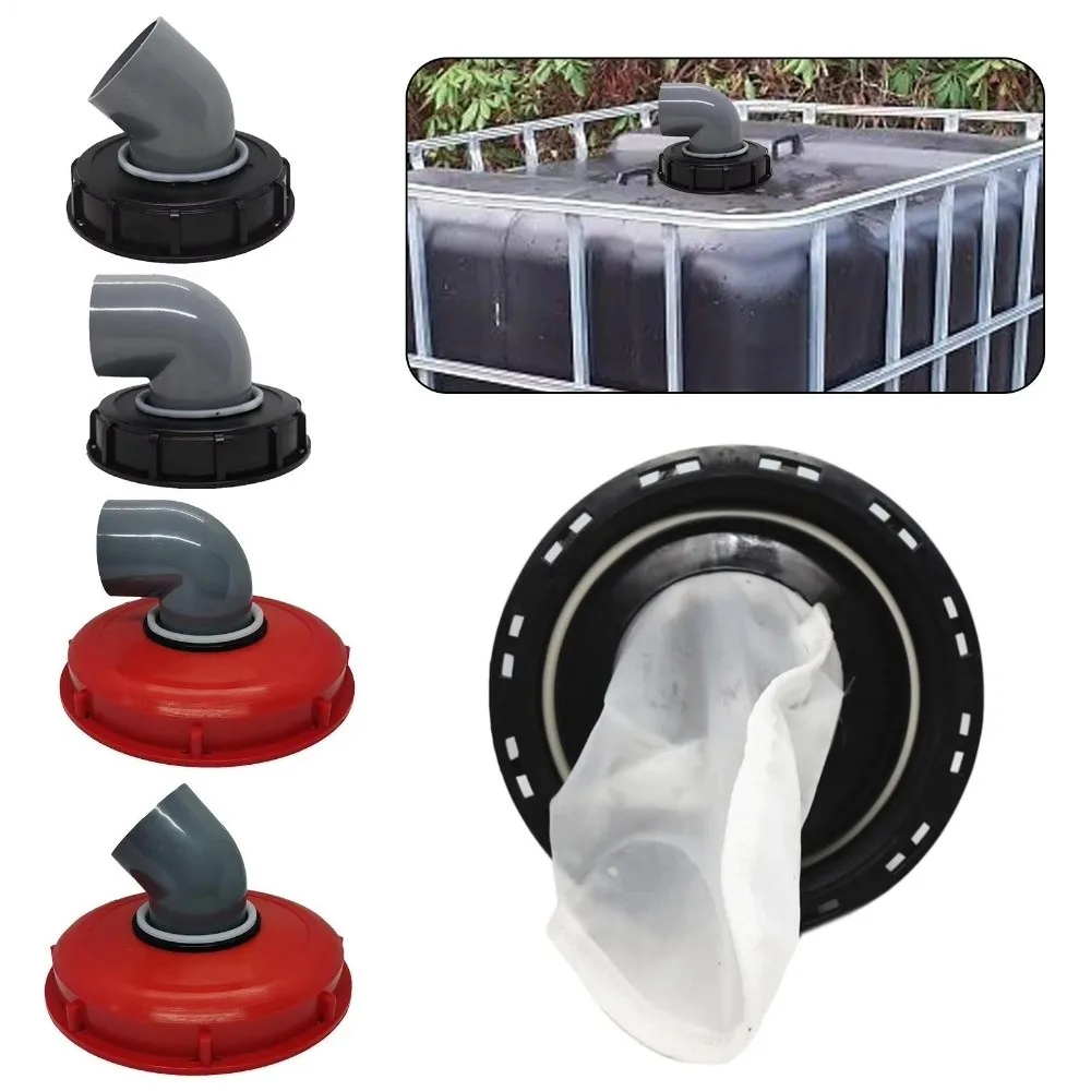 Plastic IBC Ton Barrel Filter Cover Reusable Venting Ton Barrel Cover Cap Easy Rinse Nylon Mesh Breath Cover Fitting