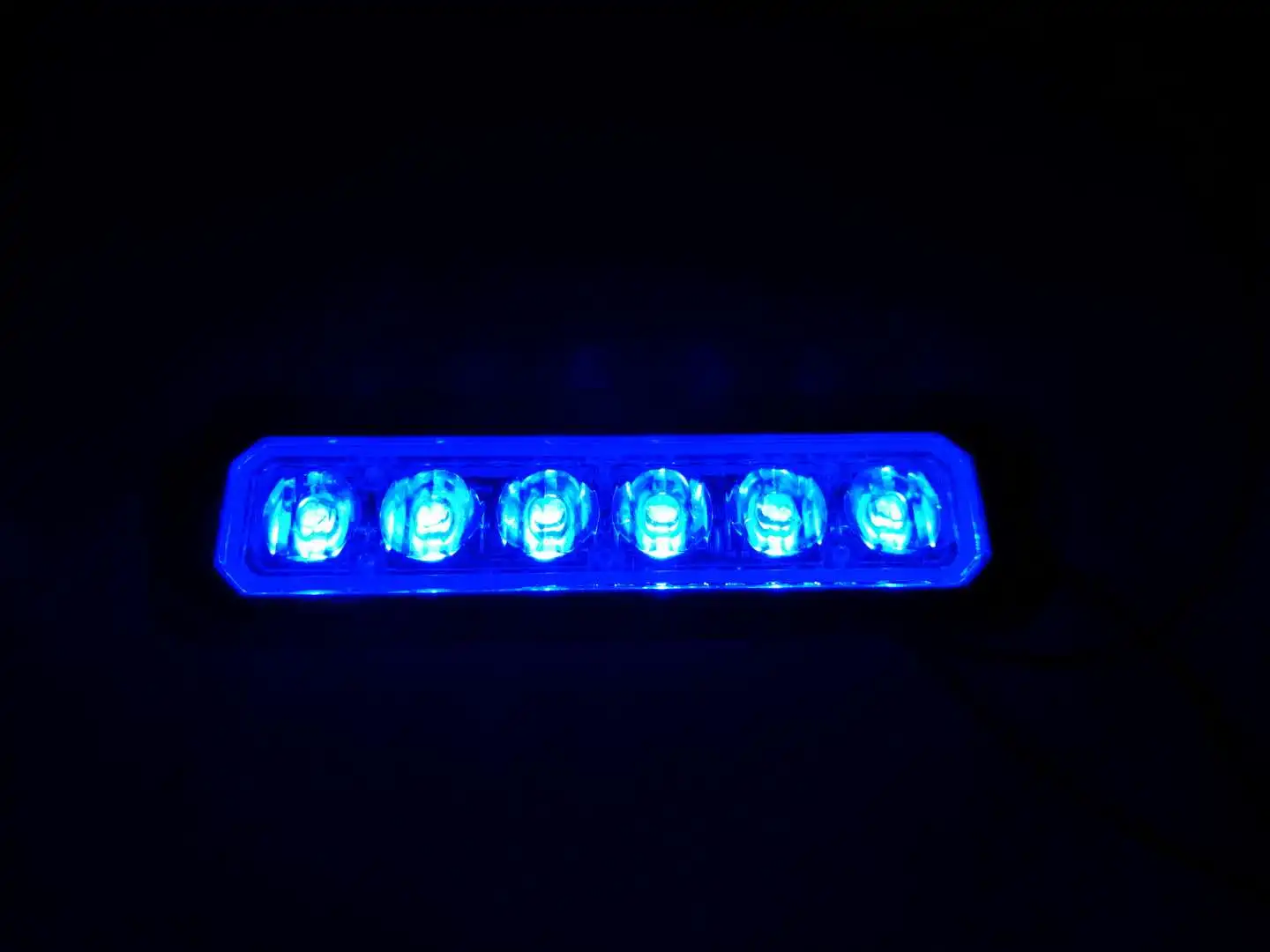 1pcs 6Led Strobe Warning Light Strobe Grille Flashing Lightbar for Emergency Truck Beacon Lamp Amber Car Traffic Light 12-24V