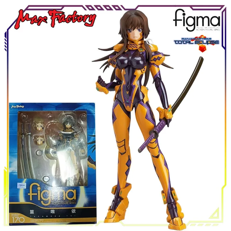 Max Factory Original Figma Muv-Luv serie alternativa Huang Wei Yi Anime modelo de figura de acción juguetes modelo móvil regalos para niños