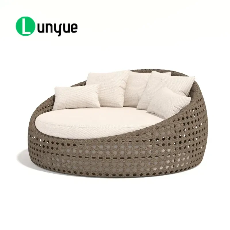 Modern Aluminum Outdoor Patio Loungers Sunbeds Stylish Poolside Sunbathing Furniture Durable Weather Resistant Garden Deck
