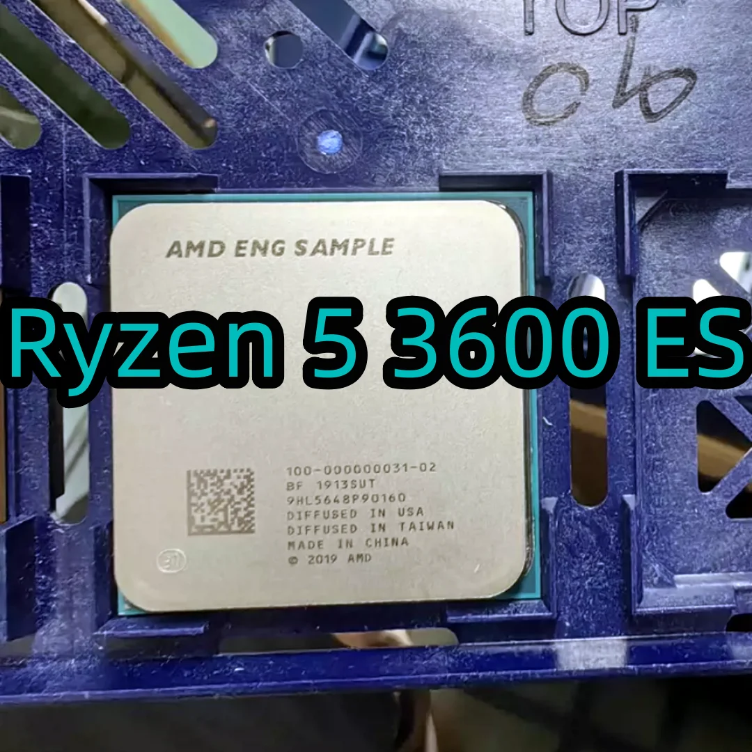 

AMD Ryzen 5 3600 ES Version 6Cores 12Threads 65W 7nm 100-000000031-02 Socket AM4 CPU Processor