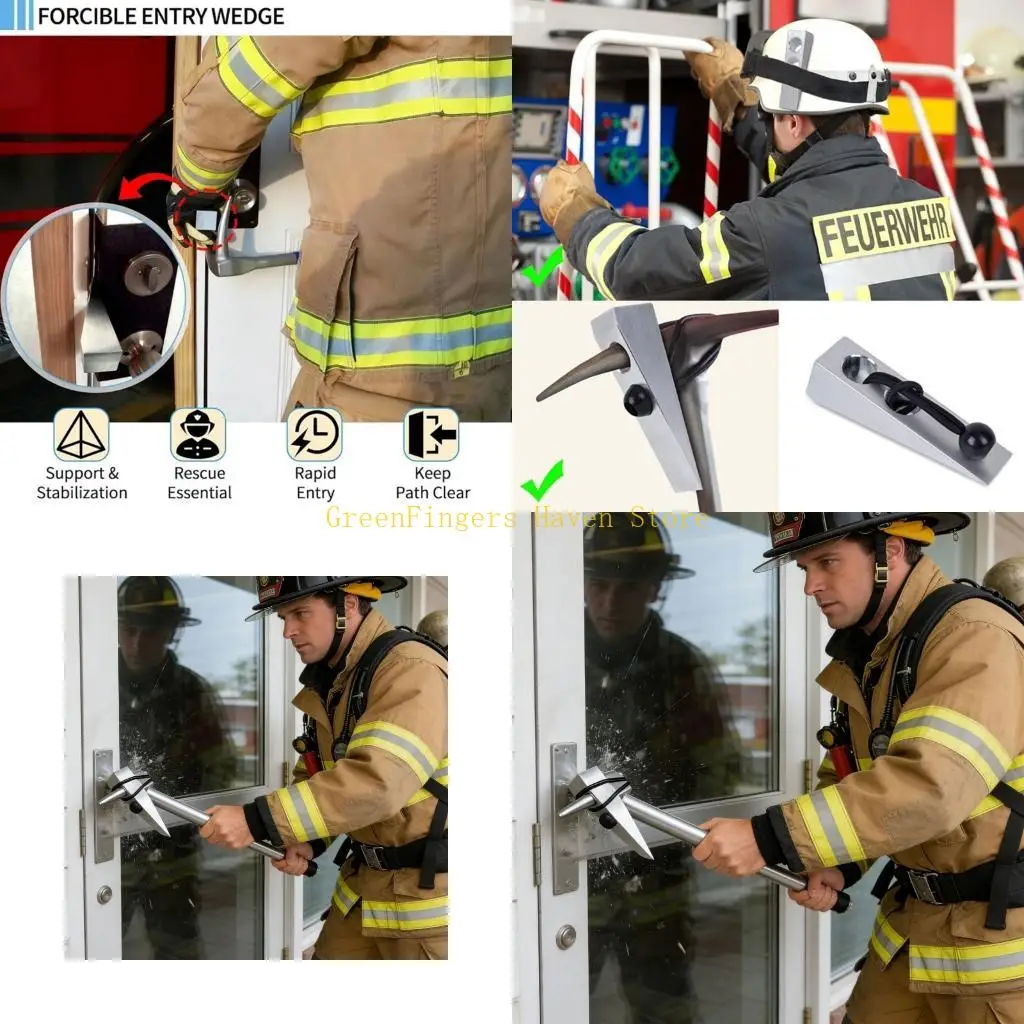 

F68D Improved Aluminum Door Barrier For Emergency team Providing Better Grip And Stability Features