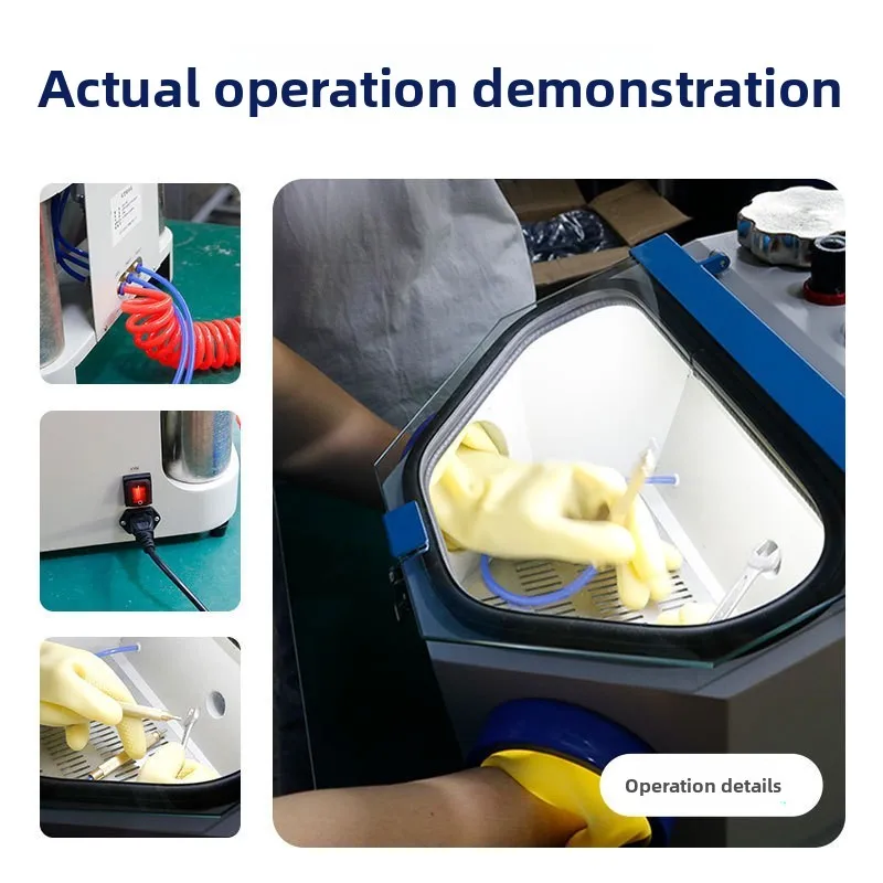Dental Dual Pen Sandblasting Machine, Dental Equipment, Oral Restoration, Porcelain Teeth Sandblasting and Polishing Machine