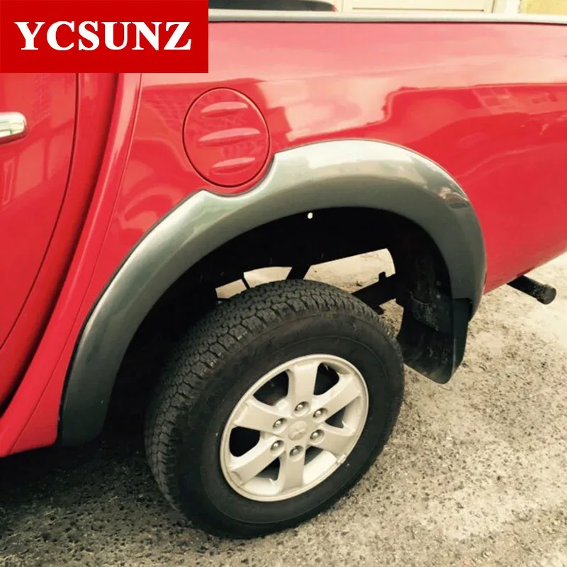 6 inch Fender Flare ABS wheel arches For Mitsubishi L200 Triton 2006 2007 2008 2009 2010 2011 2012 2013 2014 Car Styling