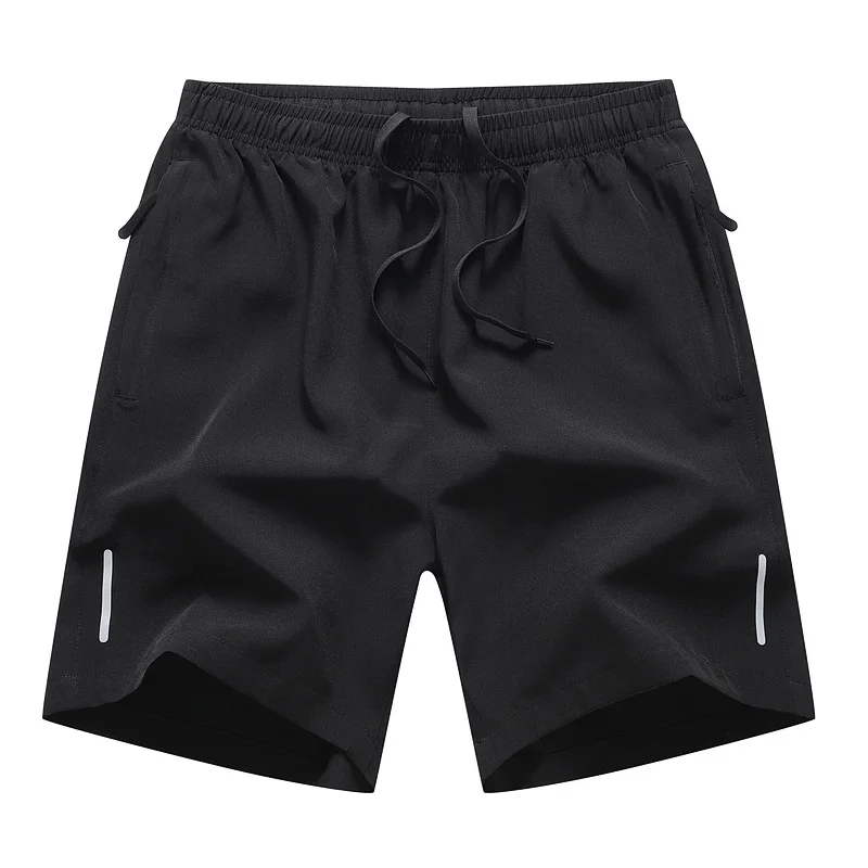 

Men's Quick Dry Athletic Shorts with Zipper Pockets Summer Casual Running Shorts