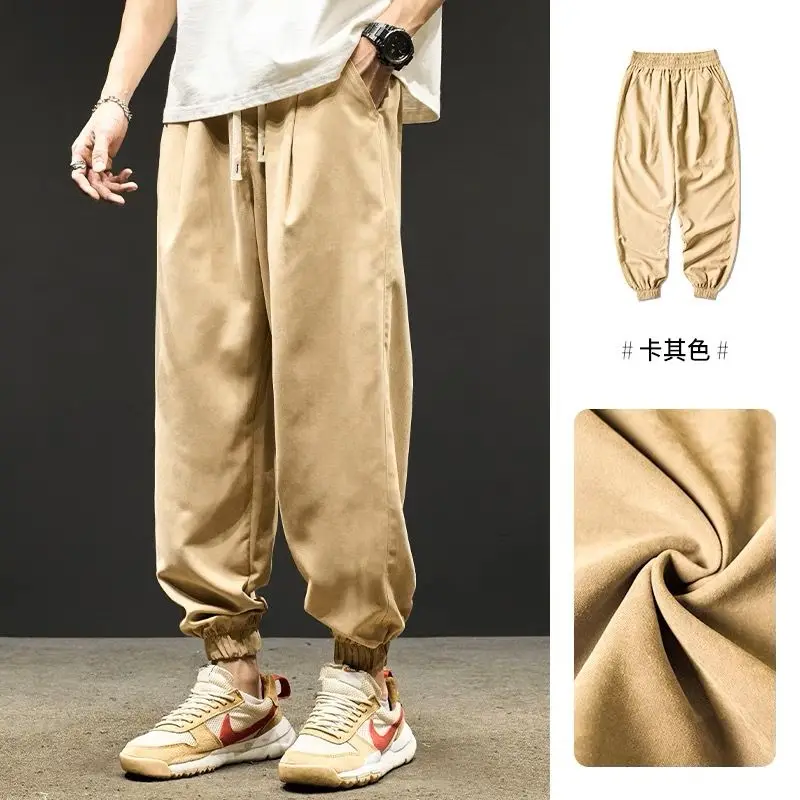 Men Baggy Pants Sweatpants Thin Trouser Summer Jogger Pant Cargo Casual Vintage Harajuku Men's Clothing Track Pants