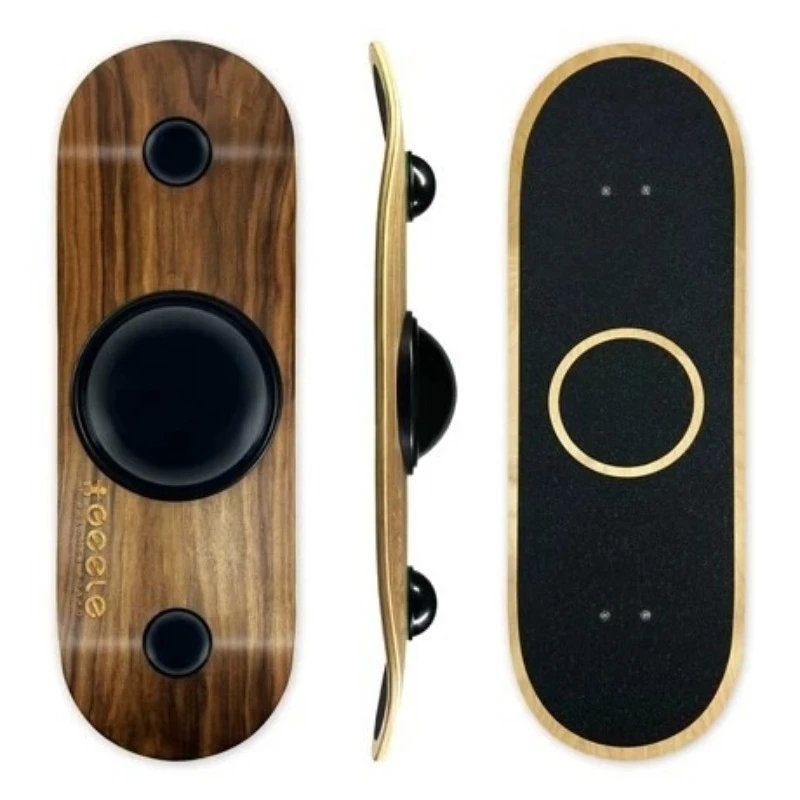 Rotating Balance Board, Adult and Child Body Building Standing Office Simulation, Skateboarding Entertainment Surfing Training