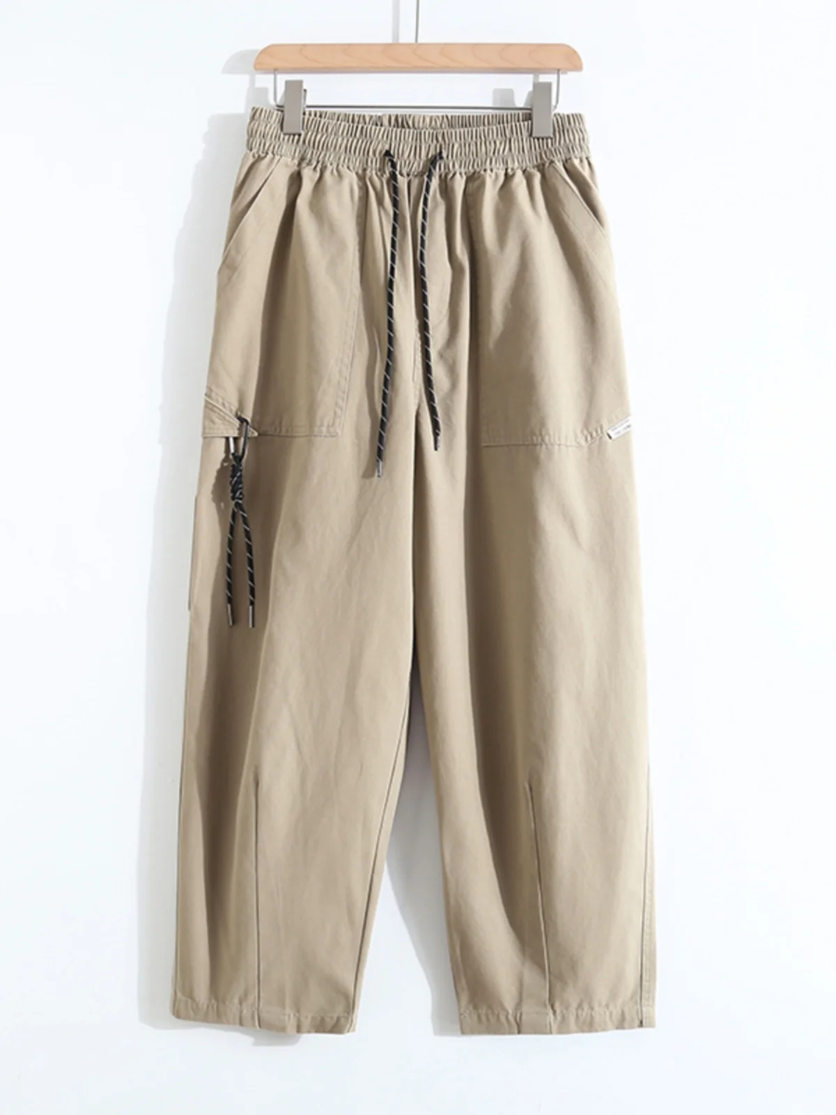 

Spring Autumn 2023 Men's Loose Wide Leg Workwear Pants Waed Casual Trousers Long Pants Harajuku Sle Pure Color Youthful E...