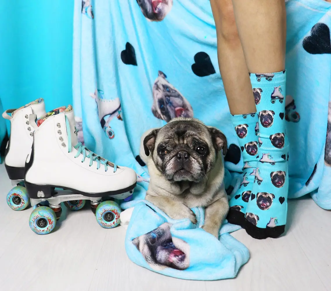 Customized pet socks personalized fashion mixed animal face happy socks 46 cm customized gift socks for men and women image 3