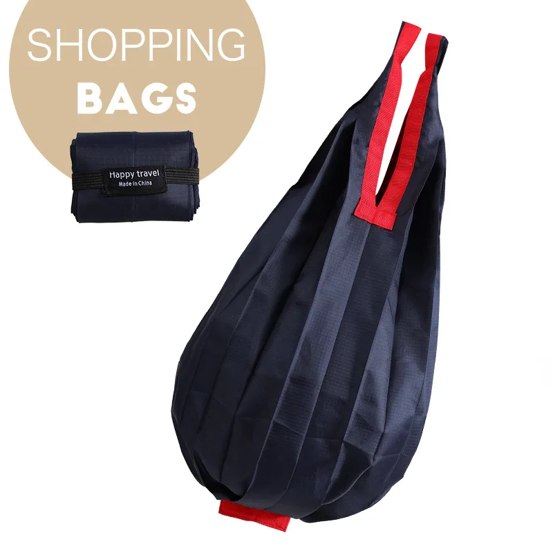 1pc Folding Eco-friendly Shopping Bag, Travel One Shoulder Portable Large Grocery Bag, Supermarket Eco-friendly Bag