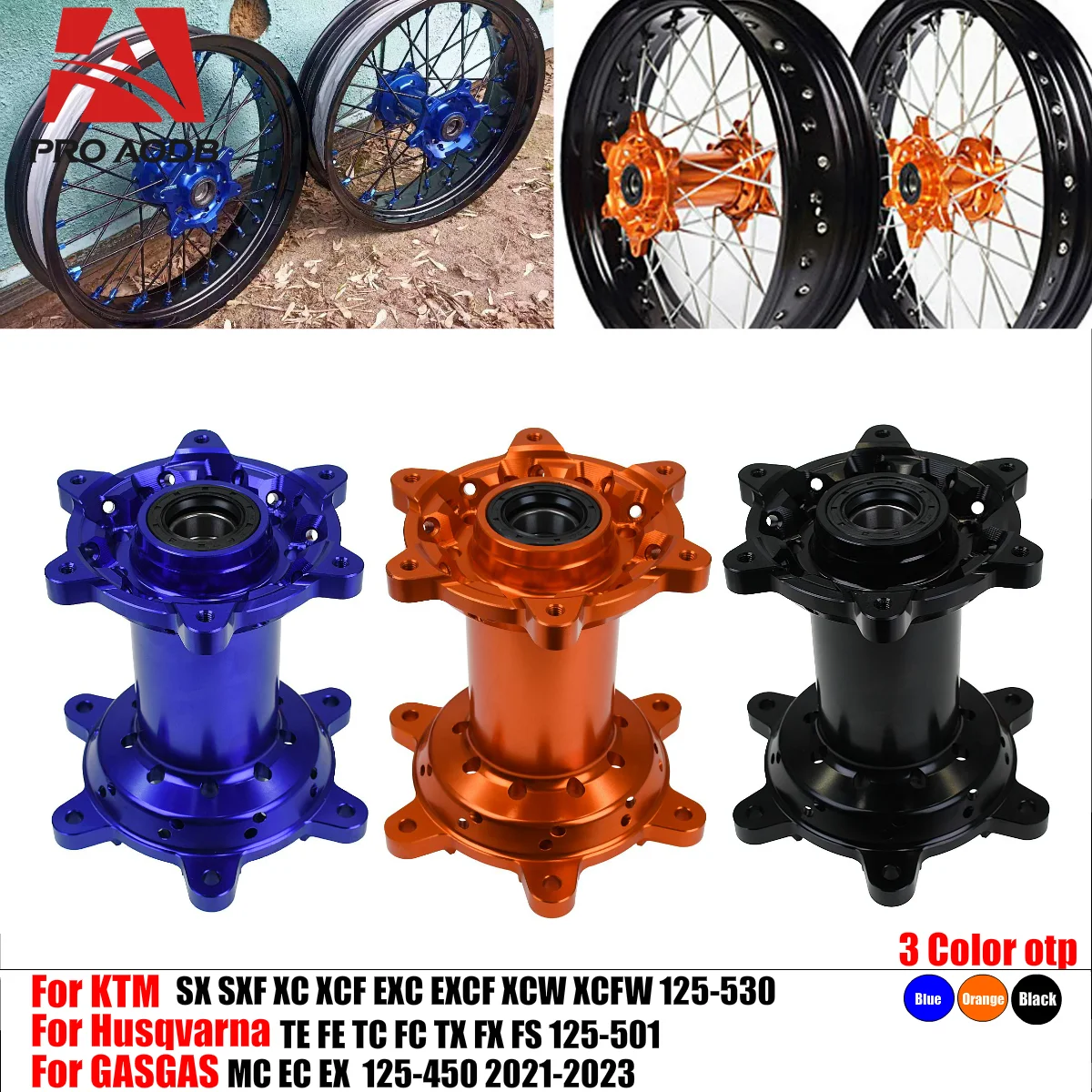 

Sturdy Motorcycle accessories Aluminum Wheel Hubs For KTM XC SX XCF SXF EXC EXCF XCW XCFW Husqvarna TE FE TC FC TX FX FS 125-530