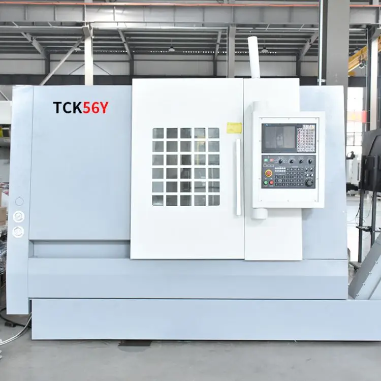 Dalian Swiss Type Fanuc Engine 450มม. มีเส้นผ่าศูนย์กลางในการหมุนหลายแกนหมุน mesin bubut CNC Hine Centre