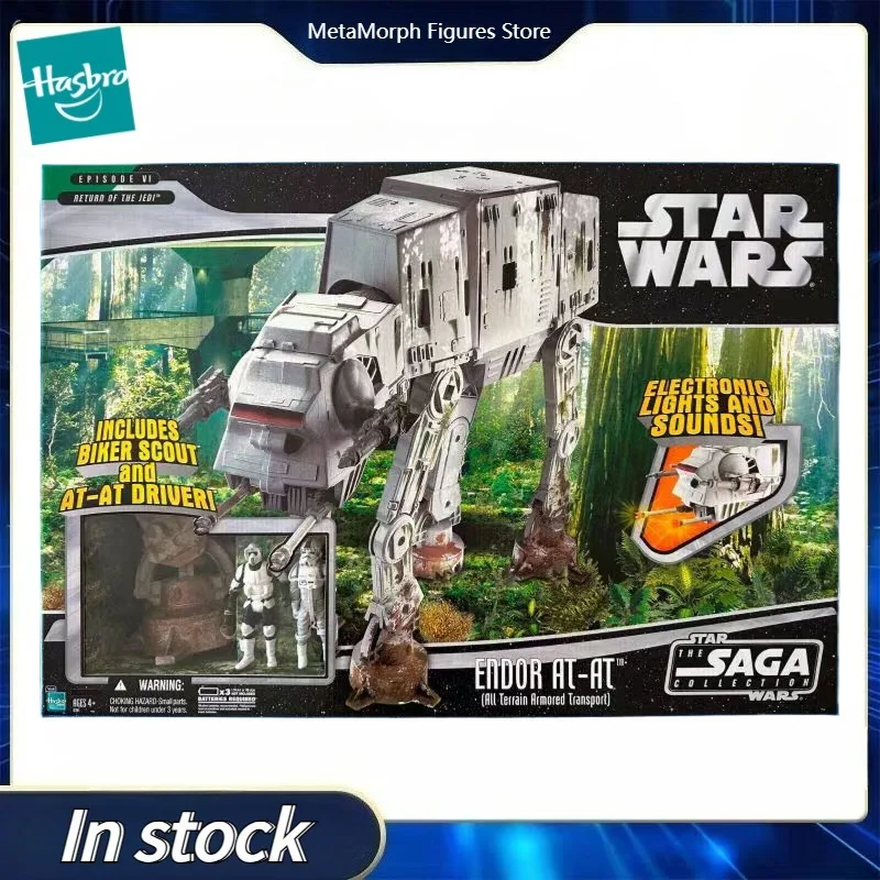 

Оригинальная аниме-фигурка Hasbro Star Wars INCLUDES BIKER SCOUT and AT-AT DRIVERI, коллекция игрушек, подарки