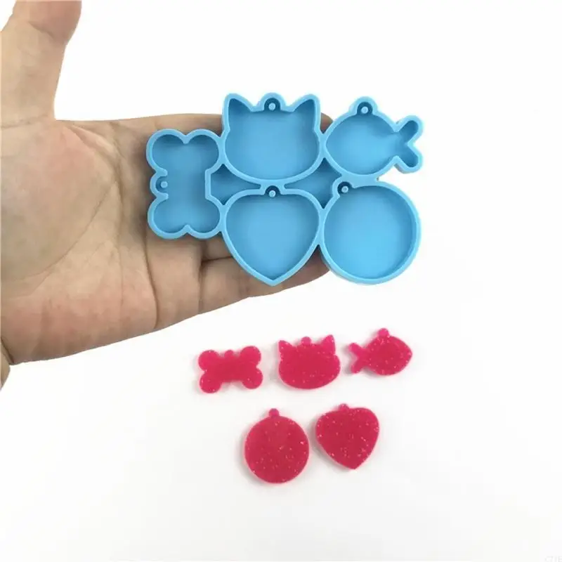  Handicrafts Necklace UV Epoxy Mold Handmade Jewelry Pendant Resin Casting Mold