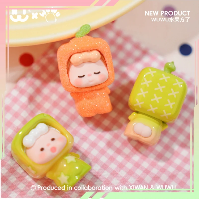 

Amlls Wuwu Fruit Recipe Series слепая сумка милая мини-кукла фигурка настольный орнамент Mystery Kawaii коробка игрушка для девочек подарки