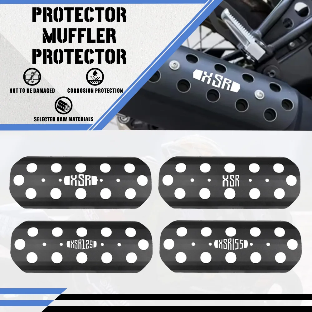 

For YAMAHA XSR155 2025 2024 XSR 155 Motorcycle Only Original Exhaust Pipe Protector Heat Shield Cover Guard Anti-scalding Cover