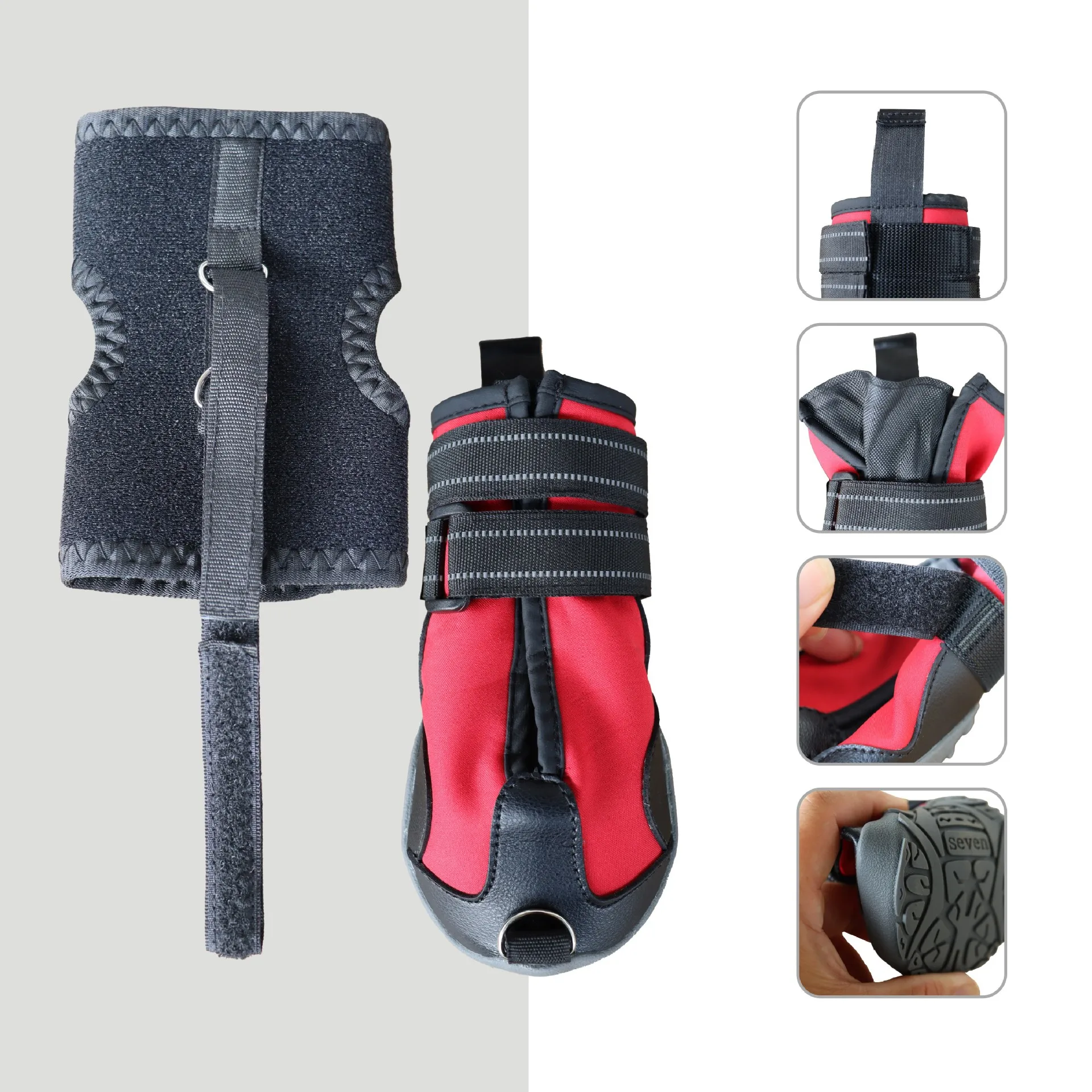 ペットシューズ、汚れ防止、落下防止、耐摩耗性ハードソール、犬 - Outdoor Adventure Wear のレビューと価格
