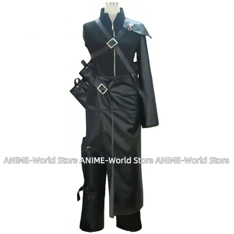 Final Fantasy FF7 Cloud Strife Cosplay Outfit PU Leather  Carnaval Costume Halloween Christmas Costume for Men and Women