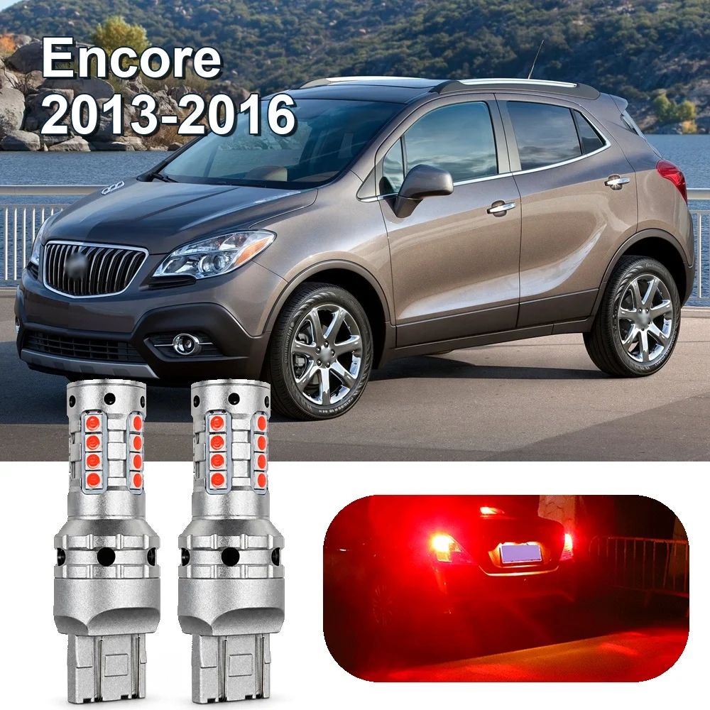 Compatible Buick Encore 2013-2016 LED Brake Light Lamp 2pcs Accessories Canbus 12V 3030 SMD 2014 2015