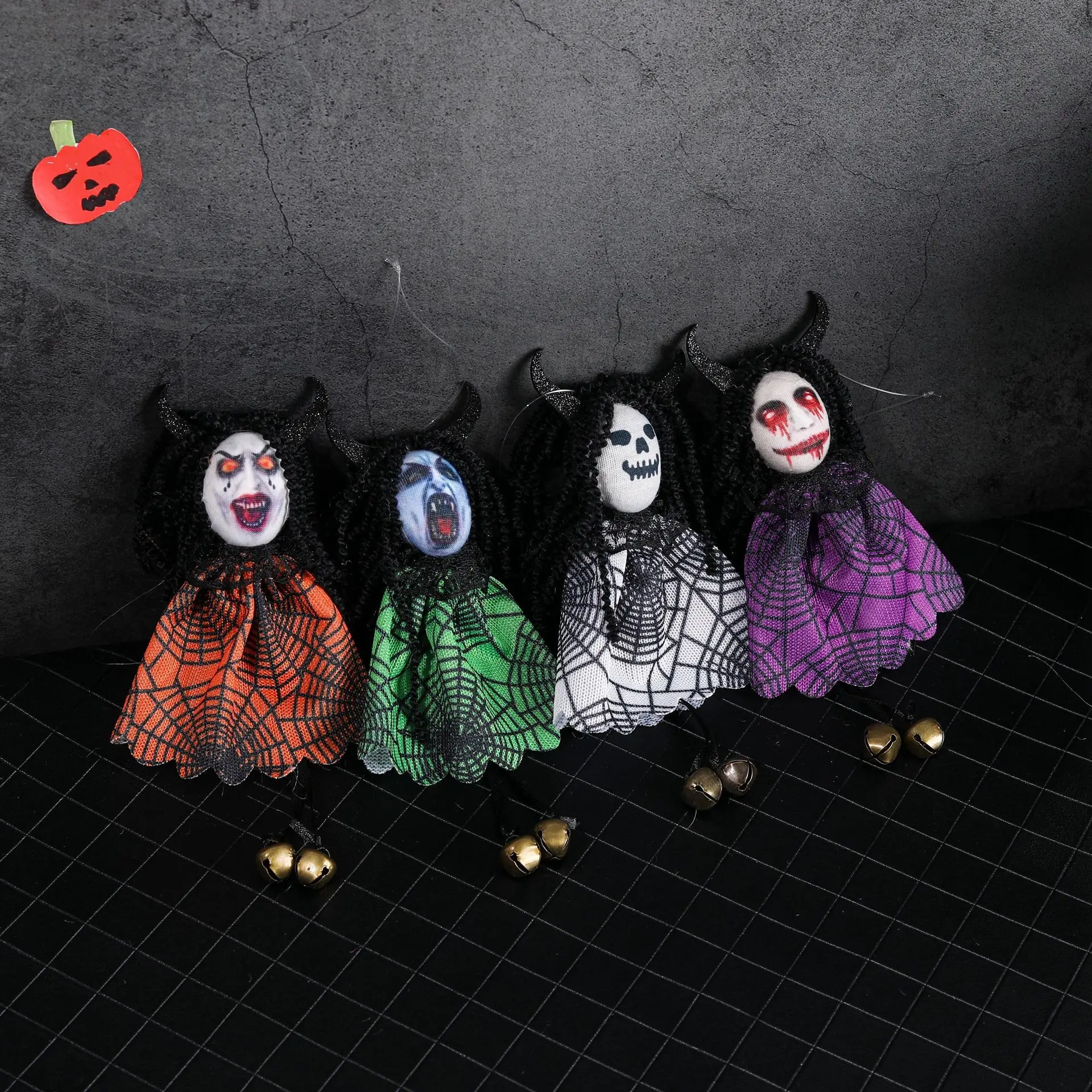 Personalità creativa moda Halloween Horror Ghost Face peluche ciondolo decorazione del partito puntelli ciondolo Halloween Pranks Toys