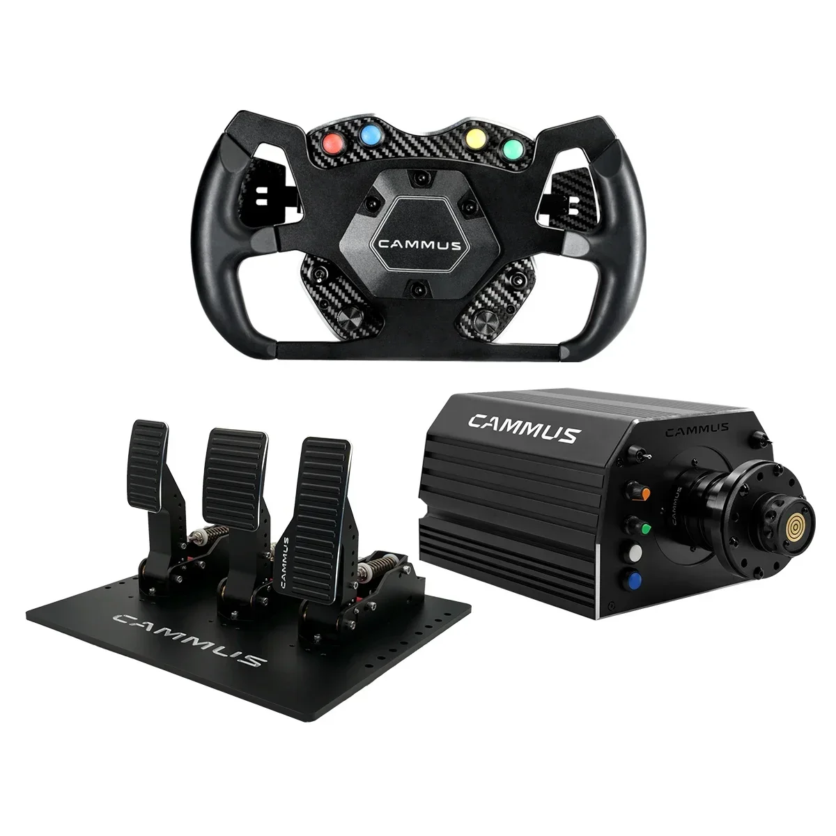 Car Driving Racing Simulator 15NM Servo Motor Base  Gaming Steering Wheel and Pedals