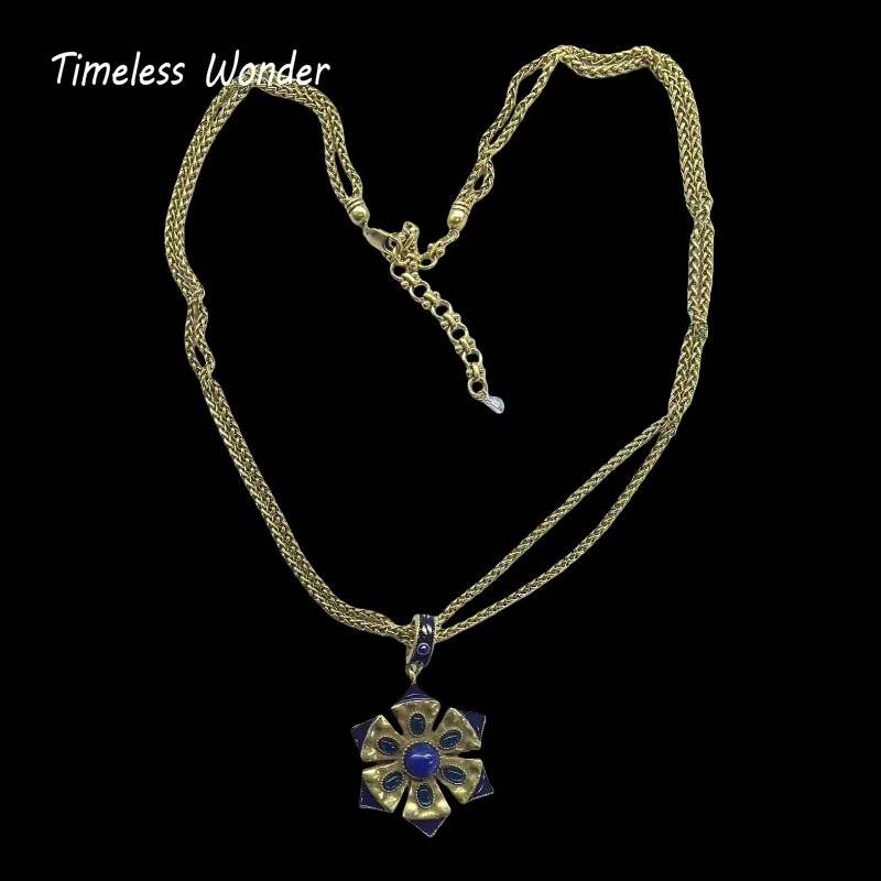 

Вневременное чудесное ретро-эмалированное гео-подвеска-цепочка для женщин, дизайнерские ювелирные изделия, модный винтажный комплект в стиле ар-деко, 4526