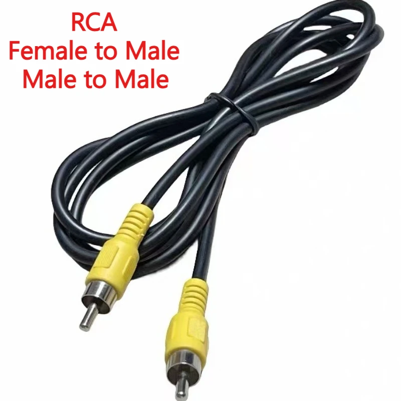 RCA 1m 3m 5m 1 RCA Male to 1 RCA Female Audio Video Extension Coaxial Wiring Harness Cable for HDTV